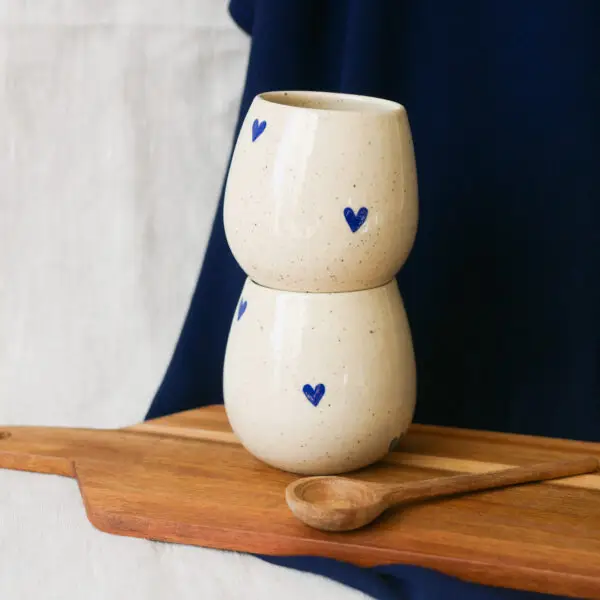 Tasse à café Love Bleu