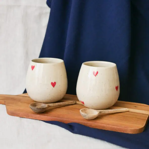 Tasse à café Love Rouge – Image 2