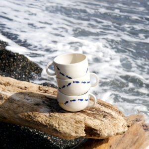Mug / Tasse avec anse poissons