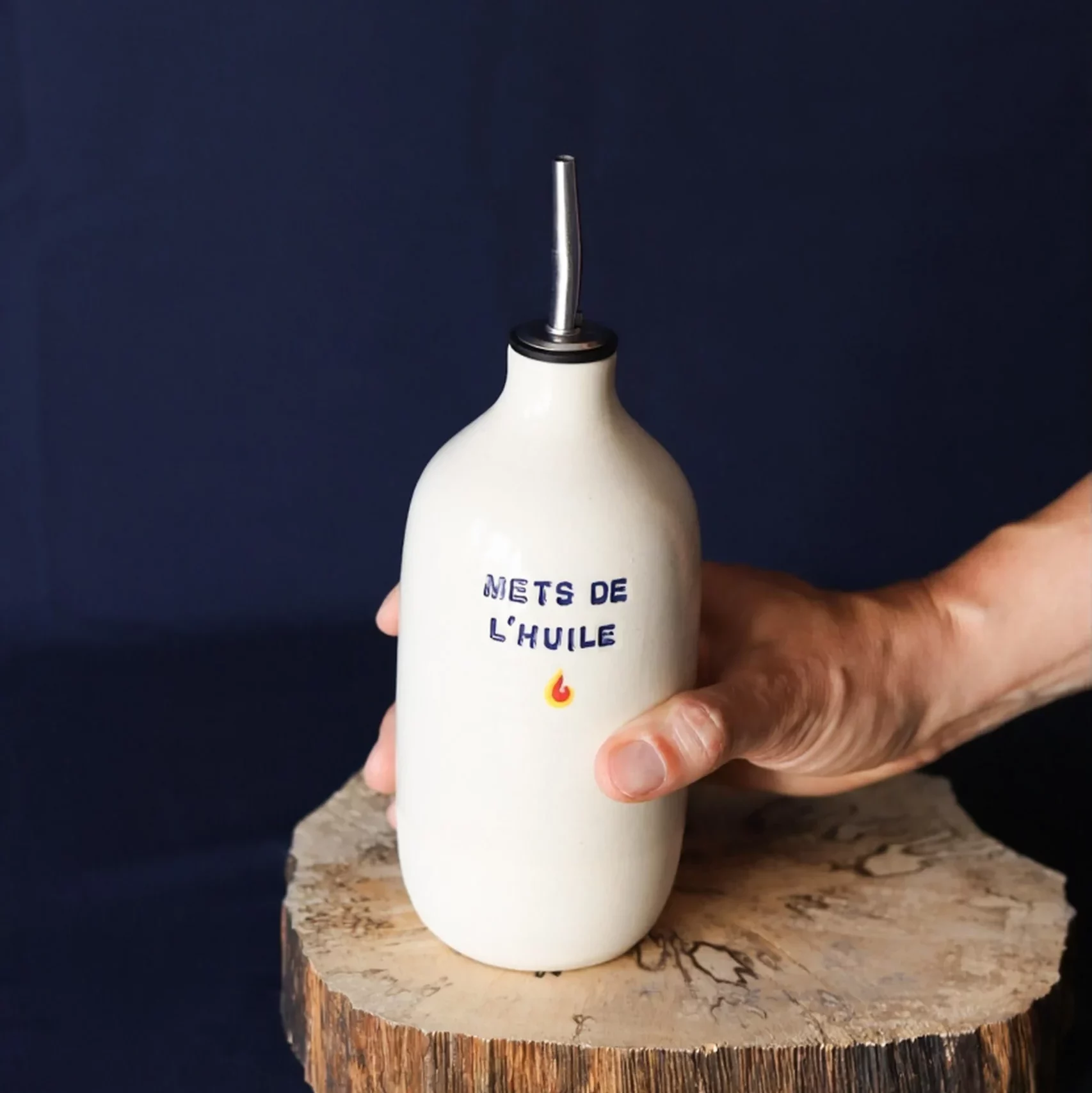 Huilier "Mets de l'huile"