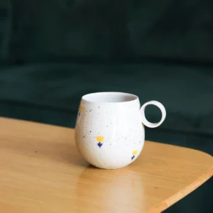Mug Tulipes jaune et bleu