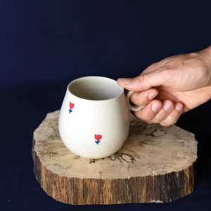 Mug Tulipes bleu et rouge